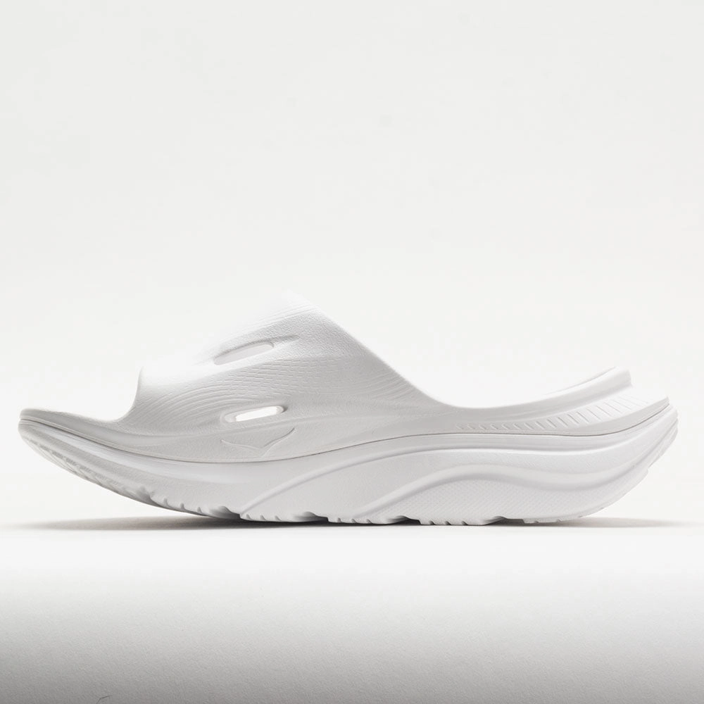 HOKA Ora Recovery Slide 3 Unisex  White/White running in flat tracks shoes