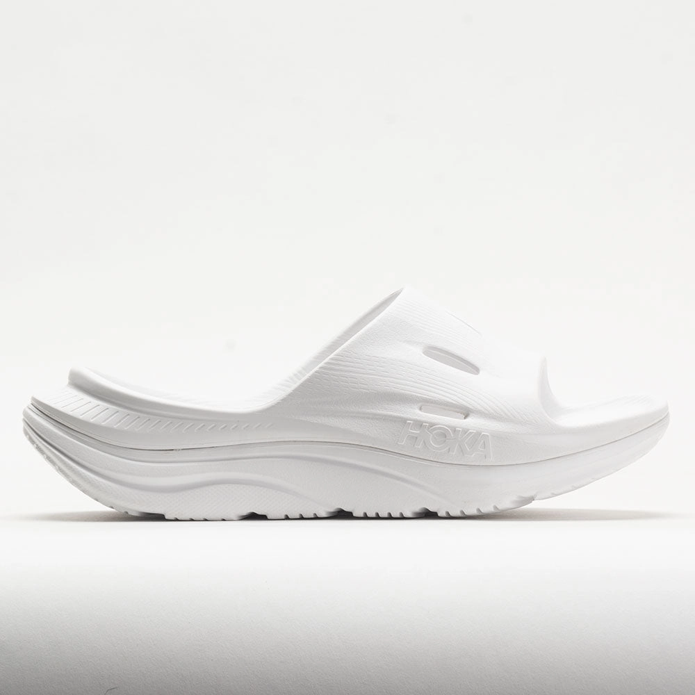 road durability Travel Essential HOKA Ora Recovery Slide 3 Unisex  White/White