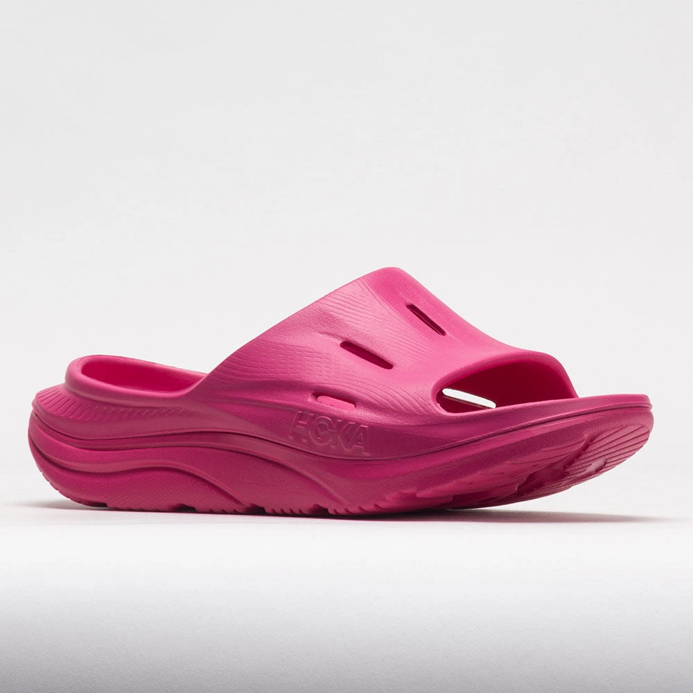 HOKA Ora Slide 3 Unisex  Pink Yarrow running shoes with padded tongues