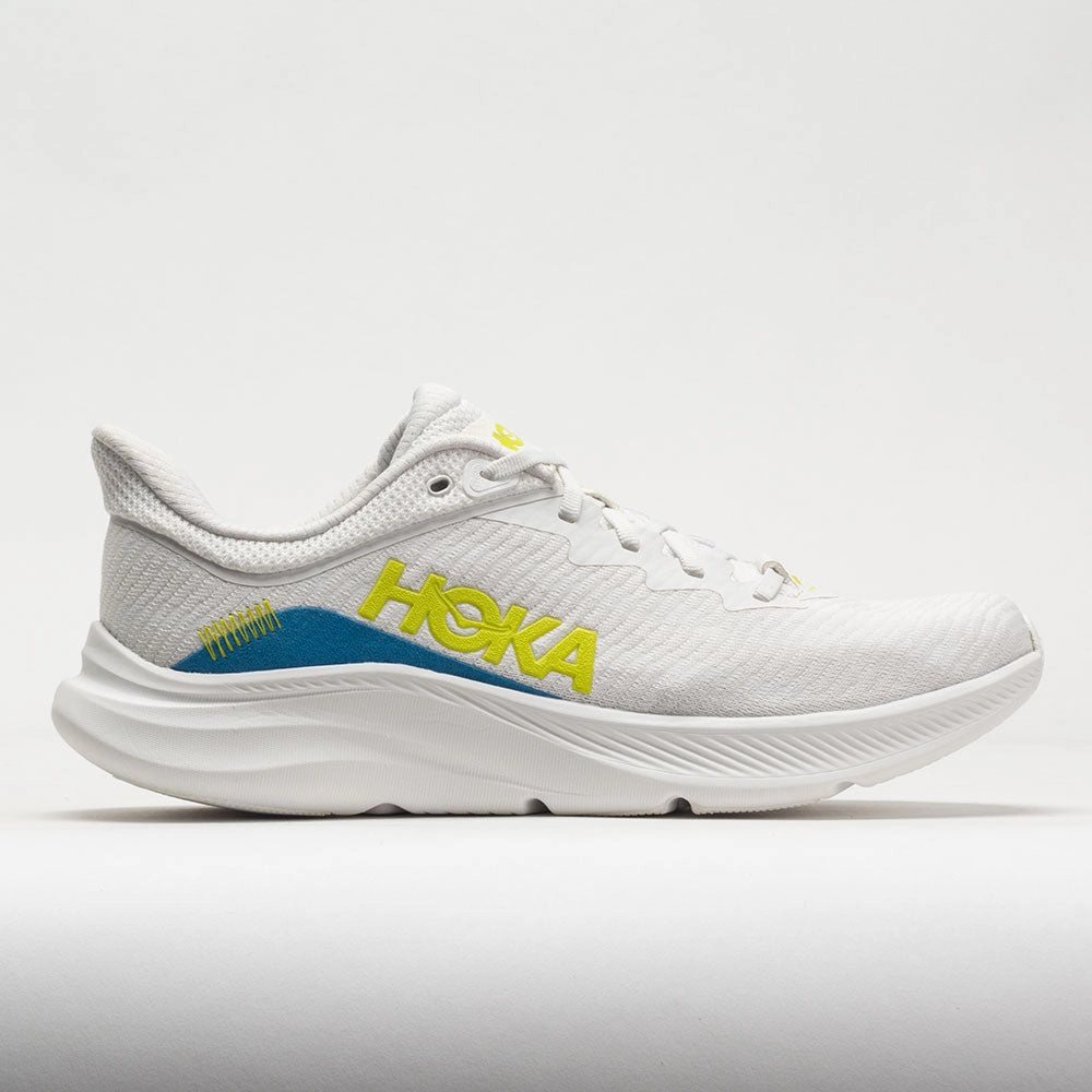 bow - decorated running option HOKA Solimar Men's  Blanc de Blanc/Diva Blue