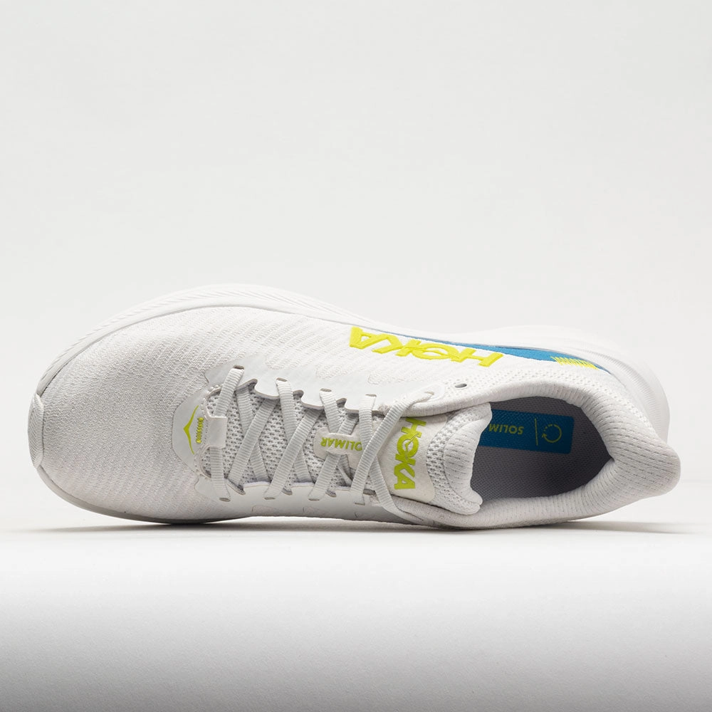 neutral running shoes HOKA Solimar Men's  Blanc de Blanc/Diva Blue