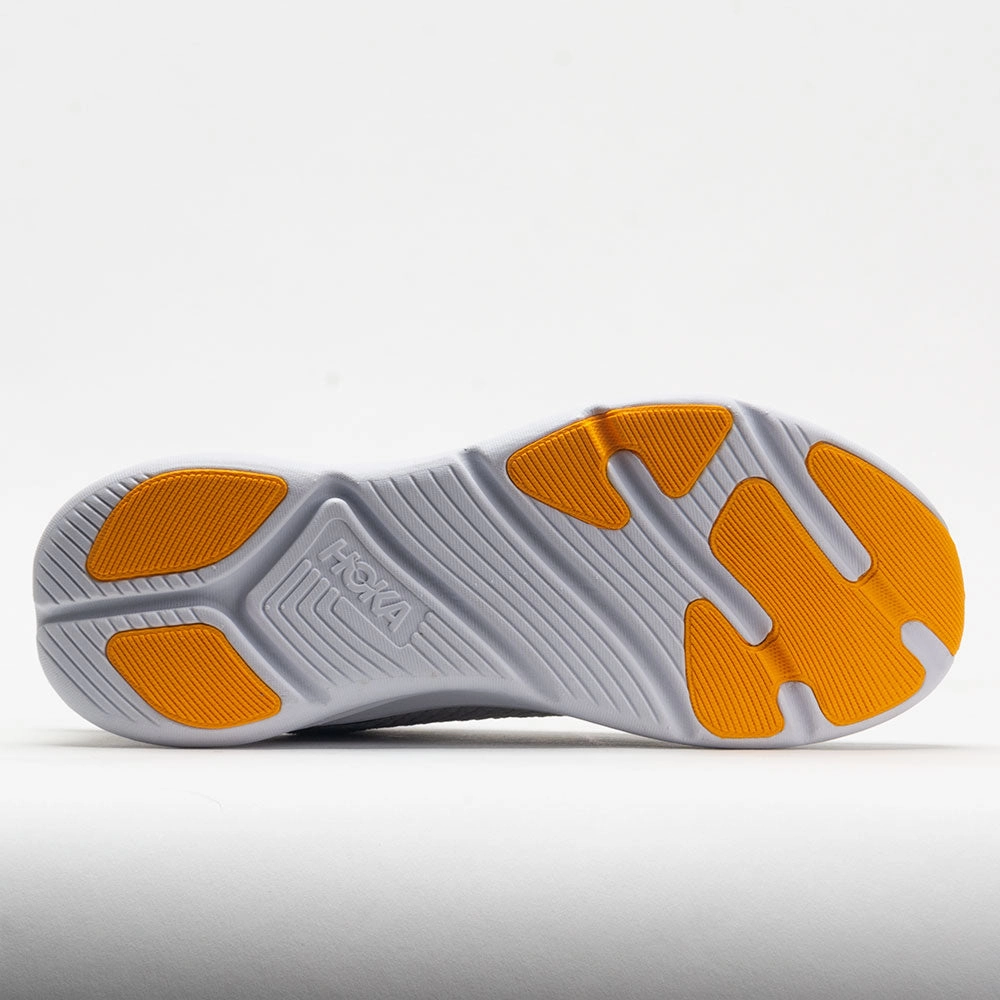 running in an obstacle course race HOKA Solimar Men's  Harbor Mist/Castlerock