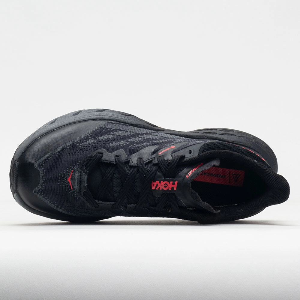 HOKA Speedgoat 5 GTX Women's  Black/Black volleyball player shoes