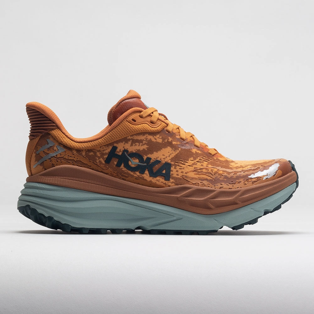 running in oval tracks shoes HOKA Stinson ATR 7 Men's  Amber Haze/Amber Brown