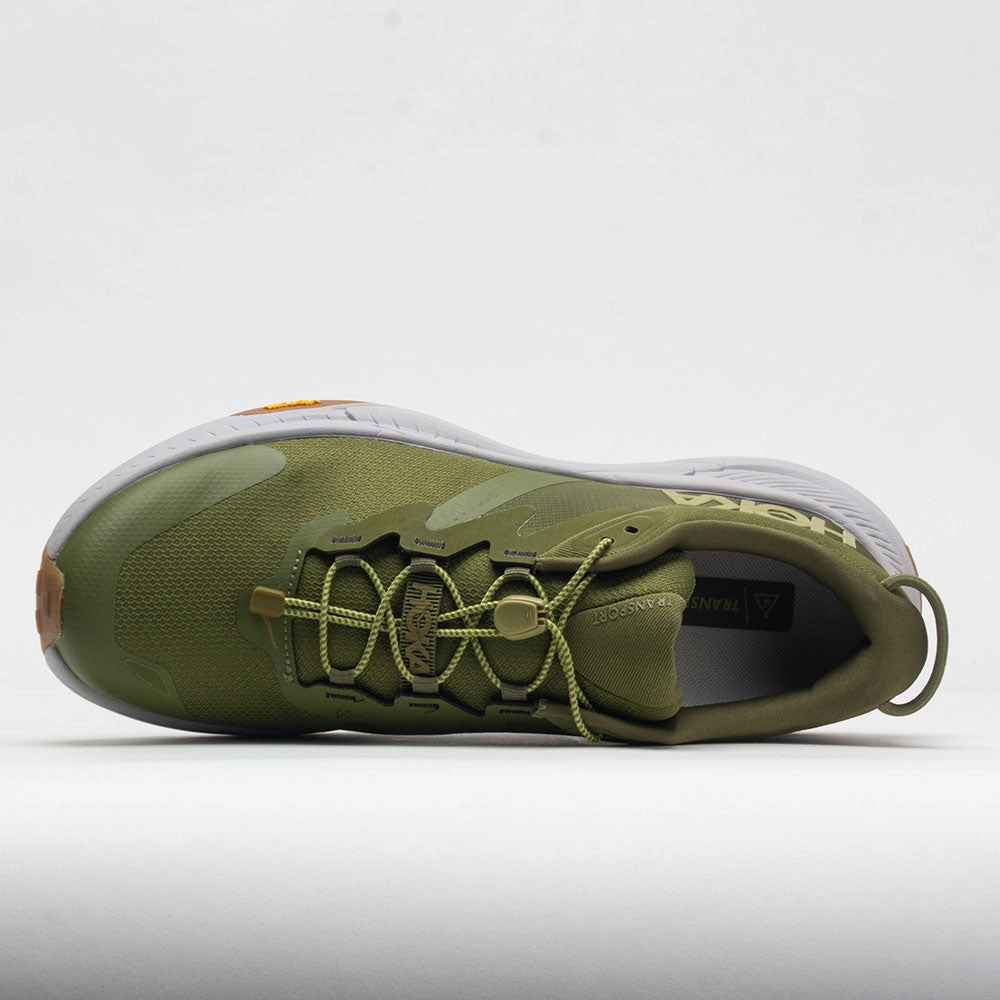 Durable Sole leather - upper shoes HOKA Transport Men's  Avocado/Harbor Mist