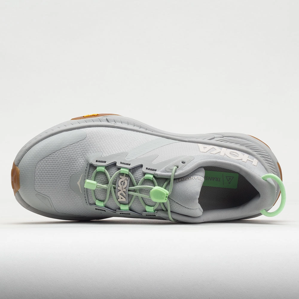 Quick Drying Fabric Well   Ventilated HOKA Transport Men's  Harbor Mist/Lime Glow