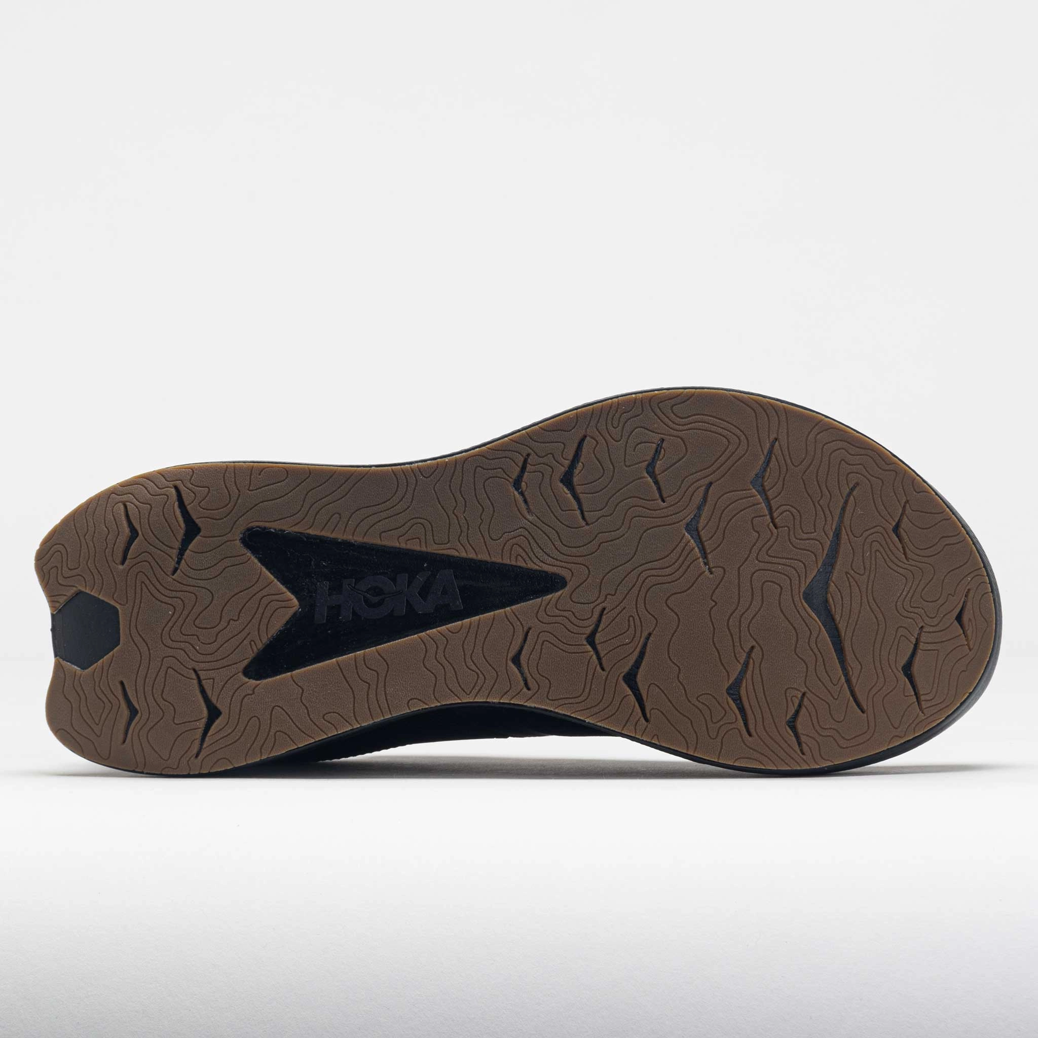 running during work breaks Solo - running HOKA Transport X Unisex  Black/Black