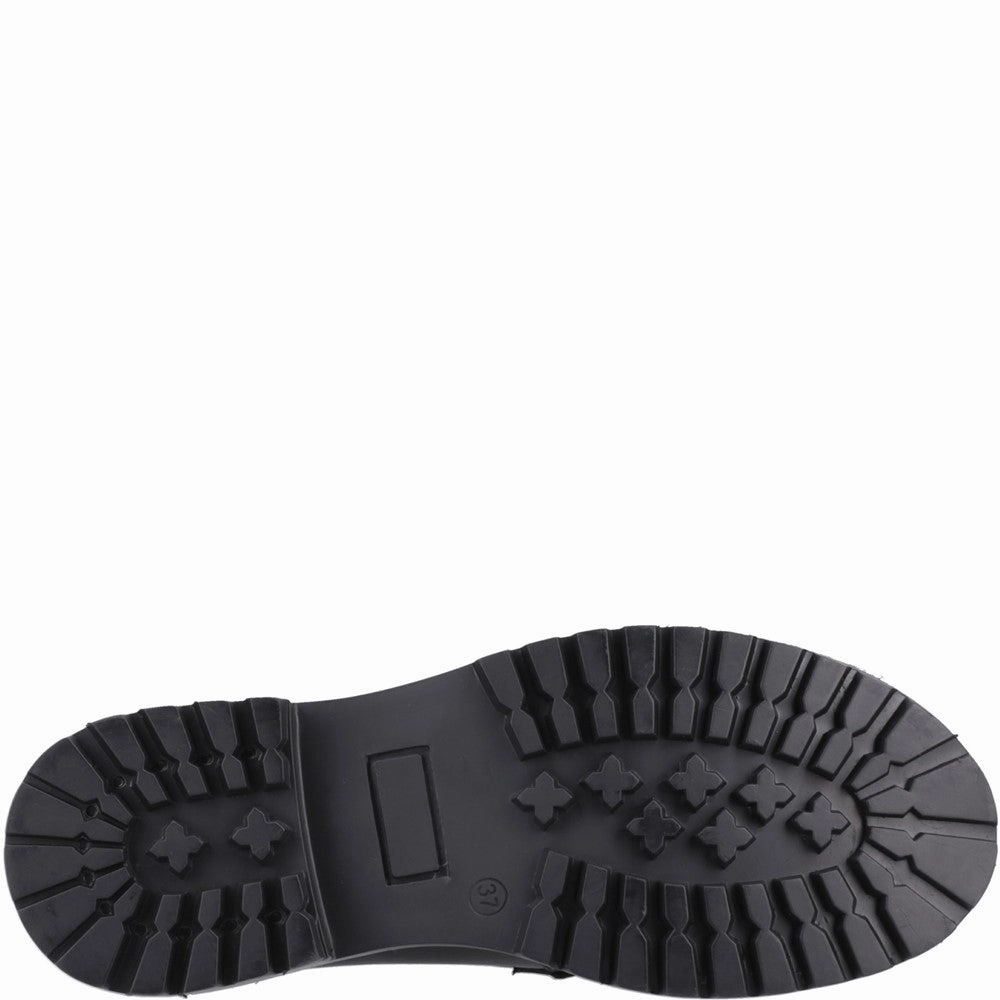 Textured Pattern RecycledMaterial Hush Puppies Abigail Senior School Shoes