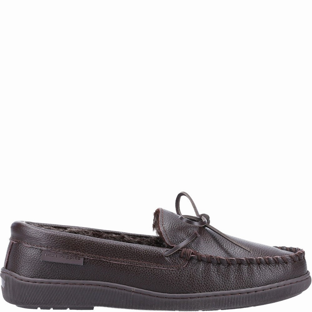 Hush Puppies Ace Leather Slipper Tea Run Well Built