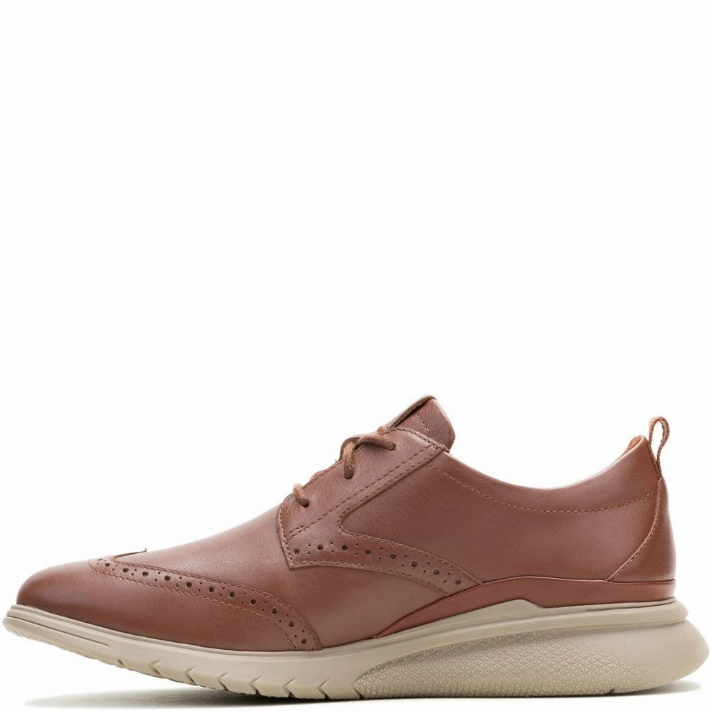PU Sole Hush Puppies Advance Wingtip Shoe
