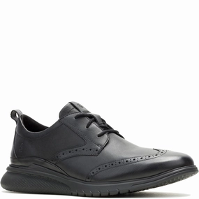 Light Impact Dribble Step Hush Puppies Advance Wingtip Shoe