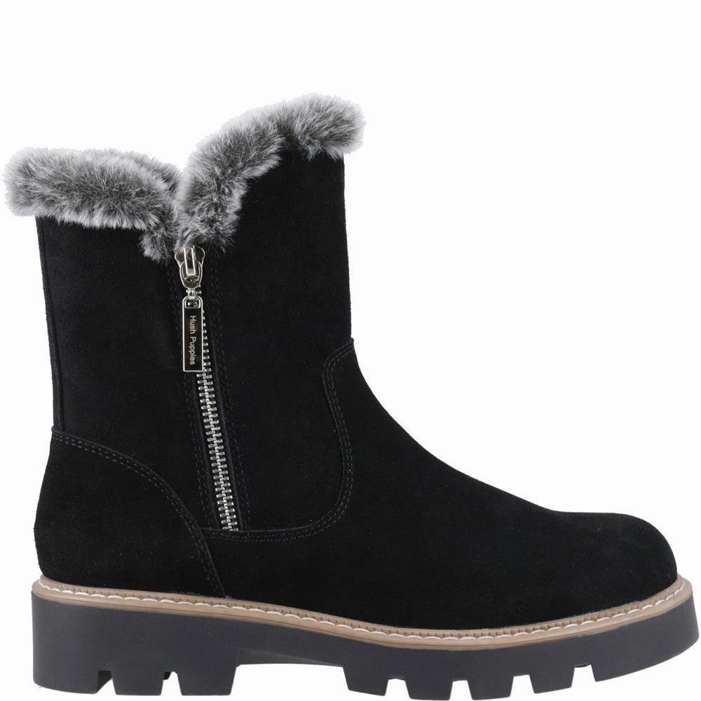 Clear Step Drop Hike Hush Puppies Ambre Zip Boot