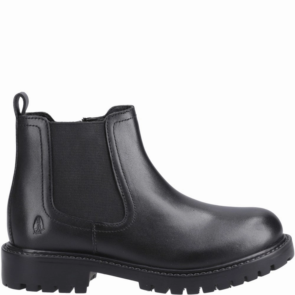 Compact Style Functional Shoes Hush Puppies Ariella Chelsea Junior School Shoes