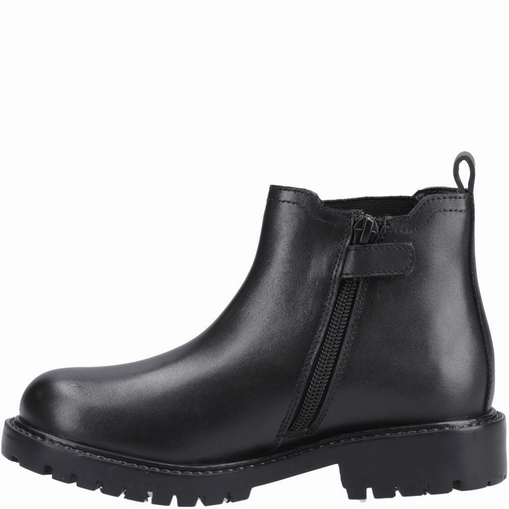 Soft Leather Hush Puppies Ariella Chelsea Junior School Shoes