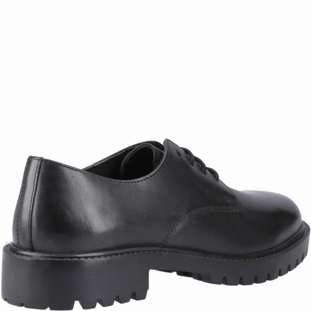 Hush Puppies Aubrey Lace Up Senior School Shoes Durable Sole Airport Style