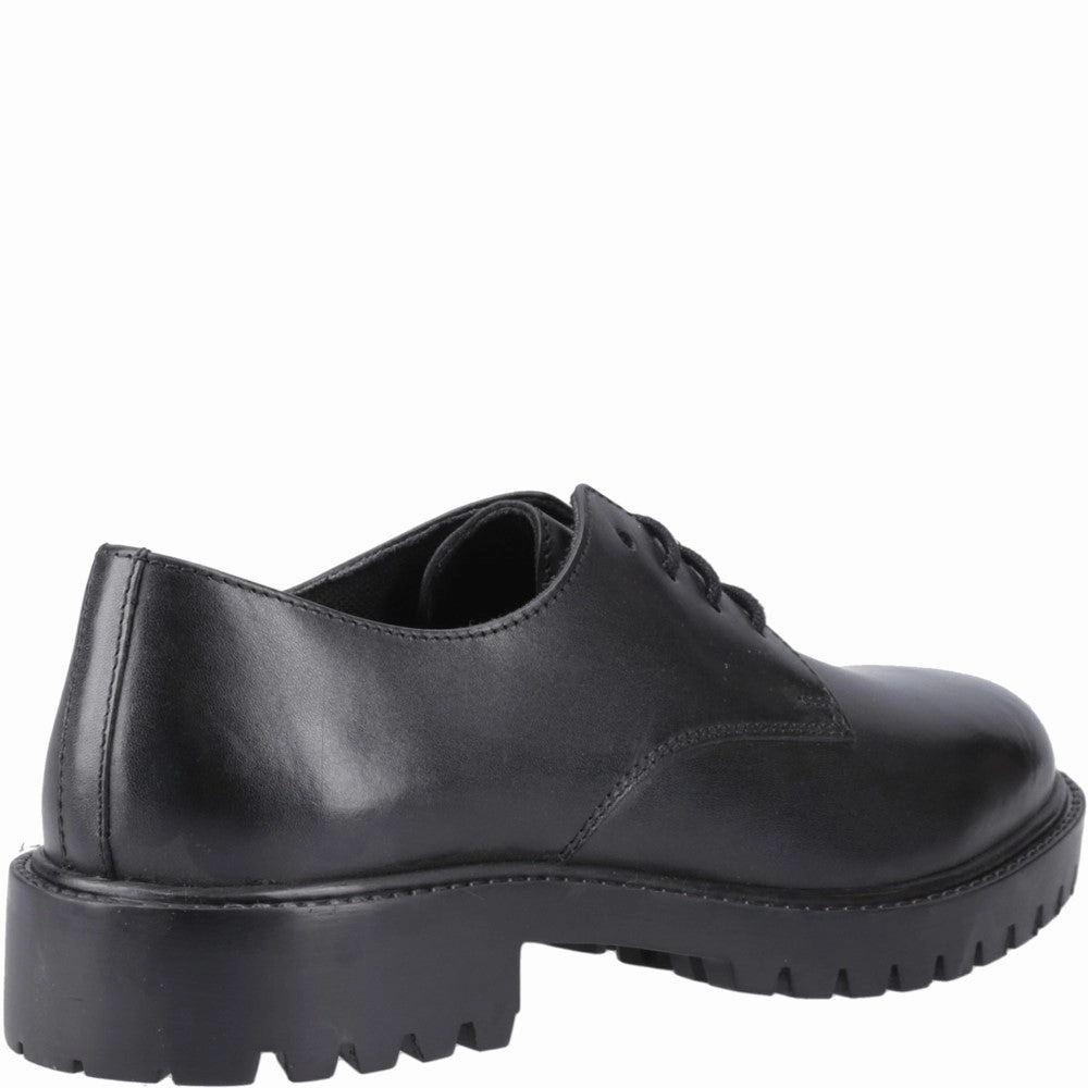 Derby Style Hush Puppies Aubrey Lace Up XL Senior School Shoes