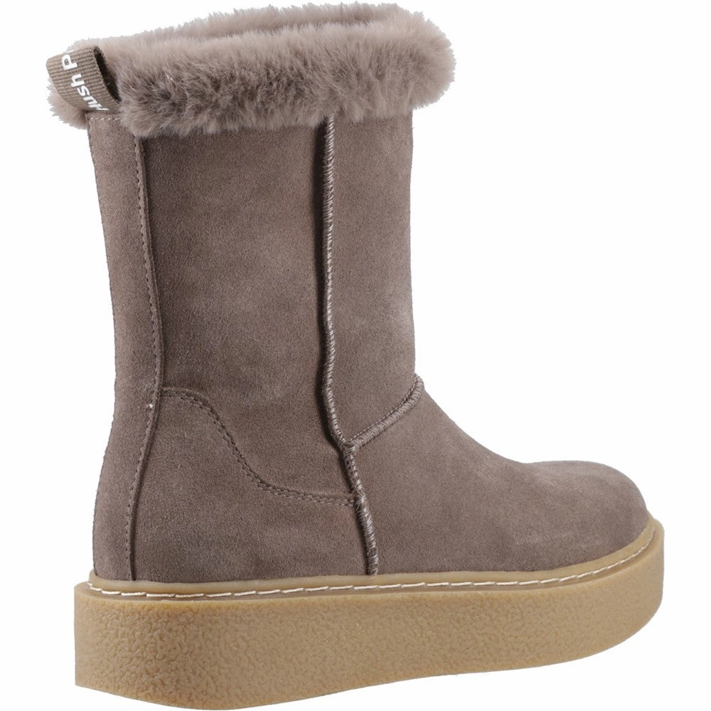Hush Puppies Becca Mid Boot Casual Style Mesh Lining