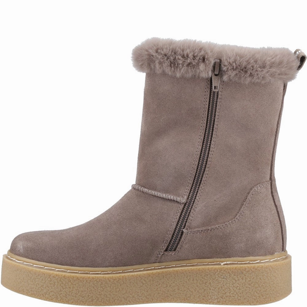 Hush Puppies Becca Mid Boot Scratch   Resistant