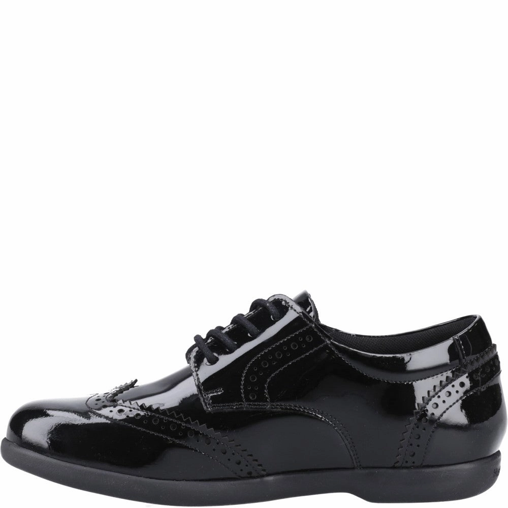 Urban Chill Elastic Sides Hush Puppies Bridget Patent Senior School Shoes