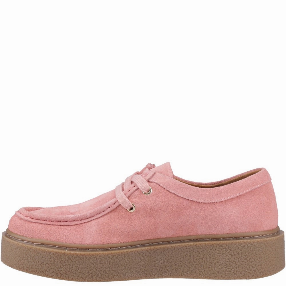 Hush Puppies Bridie Suede Mocc Toe Style Go