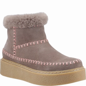Hush Puppies Brielle Stitch Boot Smooth Sole Moisture wicking
