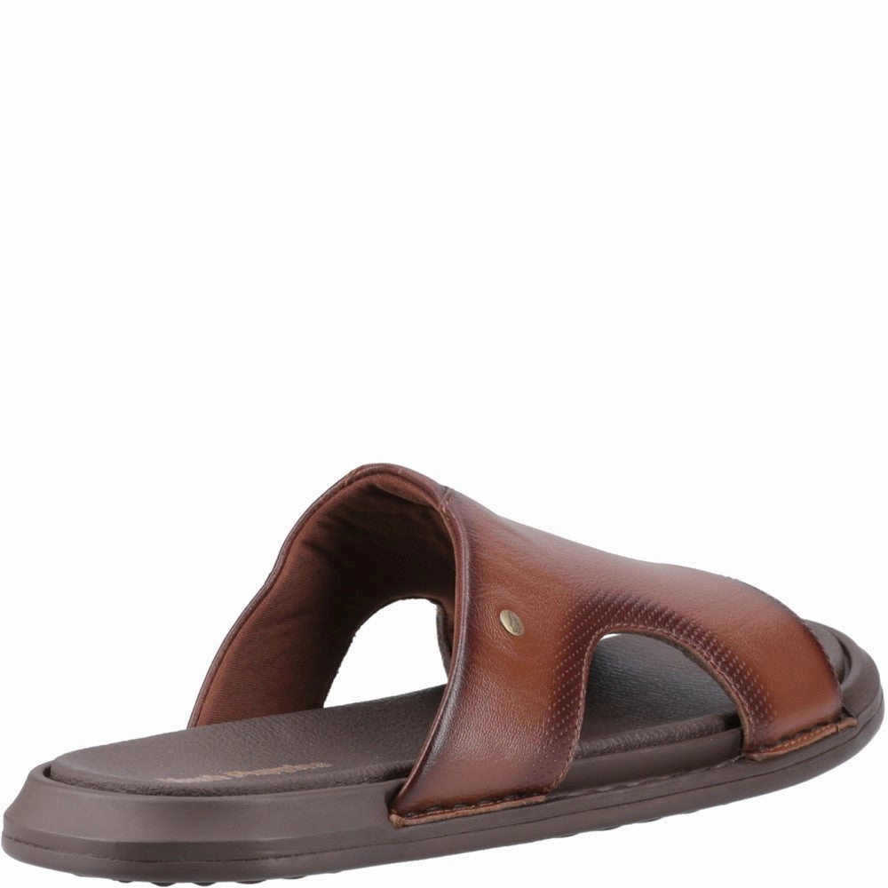 Hush Puppies Callum Slide Sandal Comfortable Sole Wood Step