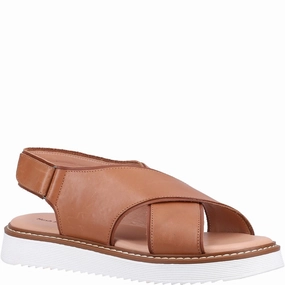 Hush Puppies Clarissa Cross Over Sand Effortless Step play time
