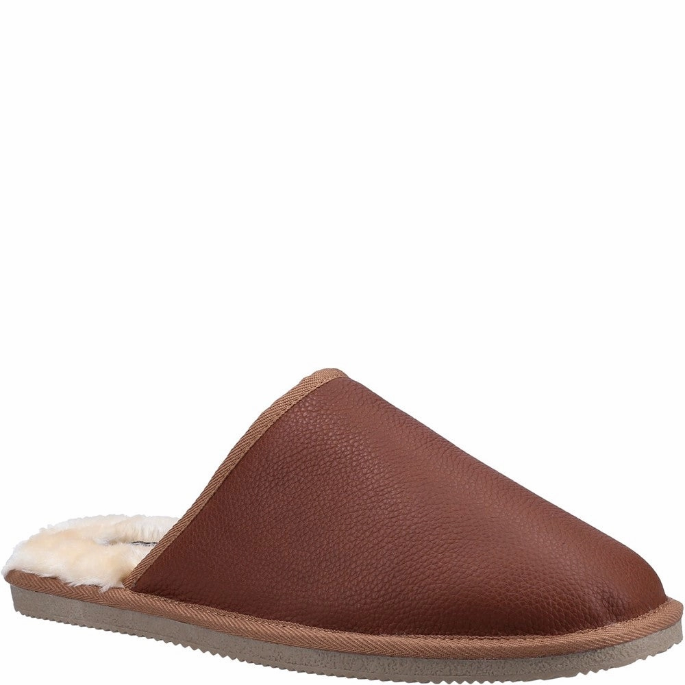 Hush Puppies Coady Leather Slipper Shore Path