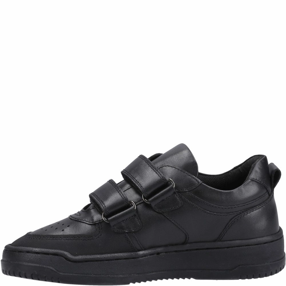 Trendy Design PU Sole Hush Puppies Daxton Touch Fastening Senior School Shoes