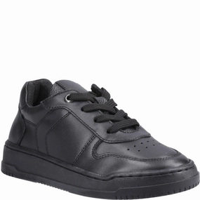 Breathable fabric Hush Puppies Dougie Lace Senior School Shoes