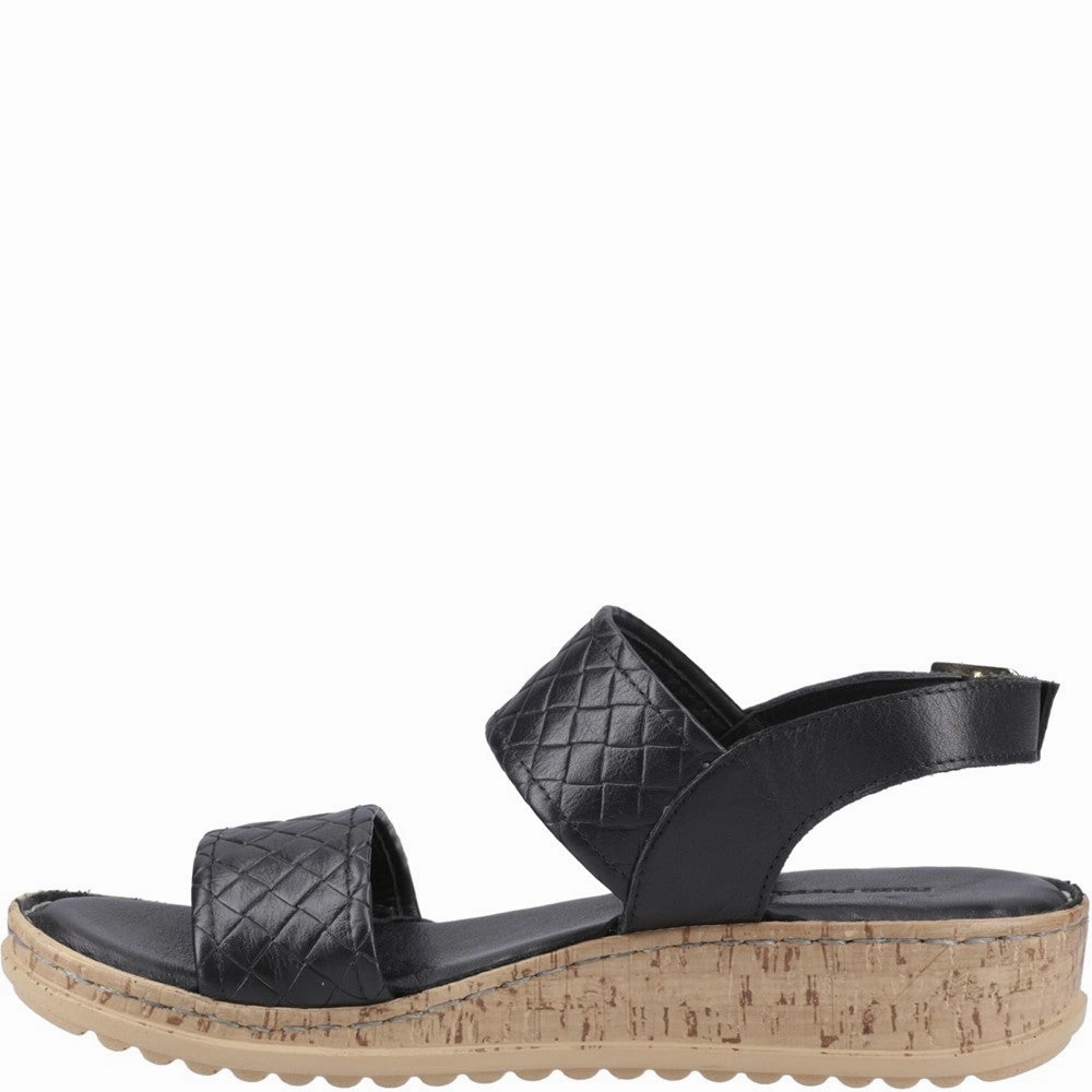 Hush Puppies Ebony Wide Fit Sandal Water Safe Evening Stroll