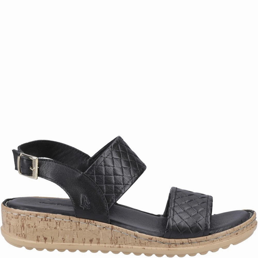 Hush Puppies Ebony Woven Sandal Chic Footwear Break Pace