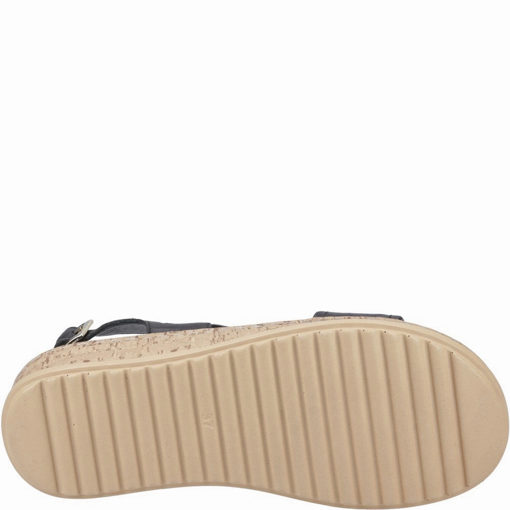 Hush Puppies Ebony Woven Sandal Busy Walk adult style