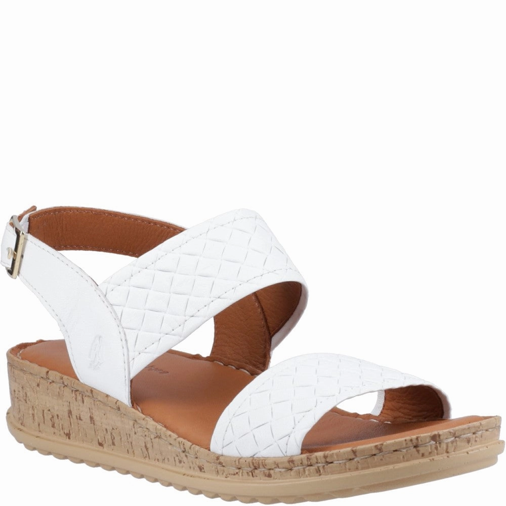 Travel Edge Hush Puppies Ebony Woven Sandal