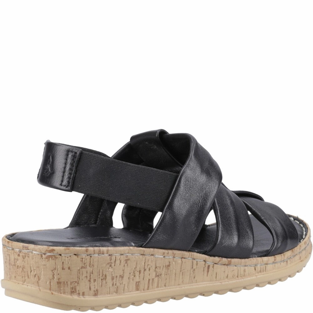 High Top Style Velcro Strap Hush Puppies Eden Wide Fit Sandal