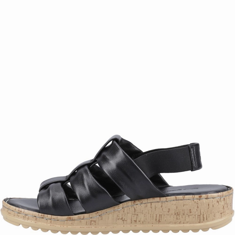 Hush Puppies Eden Wide Fit Sandal River Trek Soft Landing