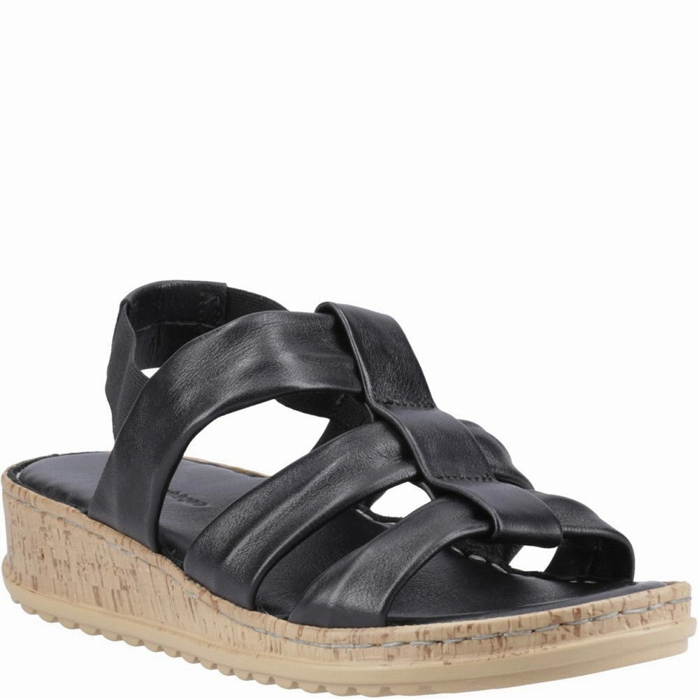 Hush Puppies Eden Wide Fit Sandal CanvasMaterial