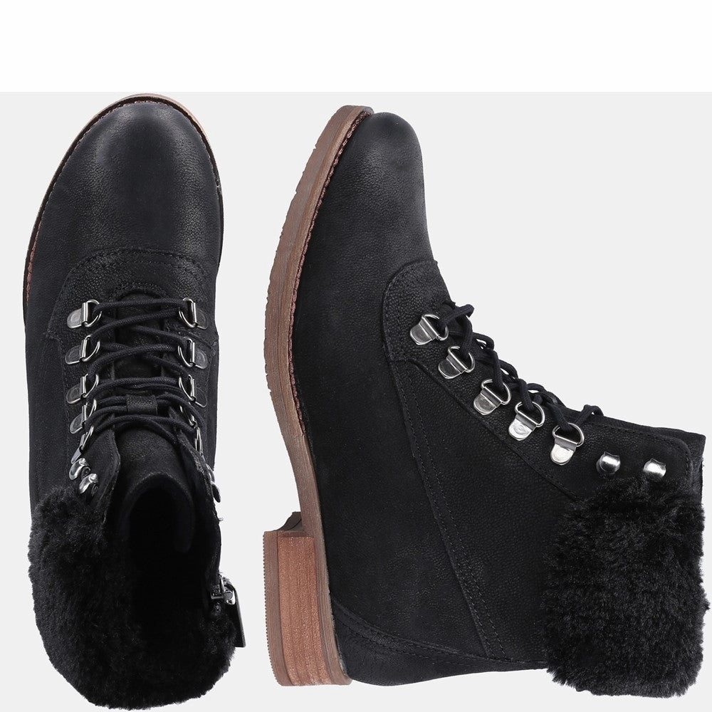 Hush Puppies Effie Ankle Boots Busy Life Wide fit