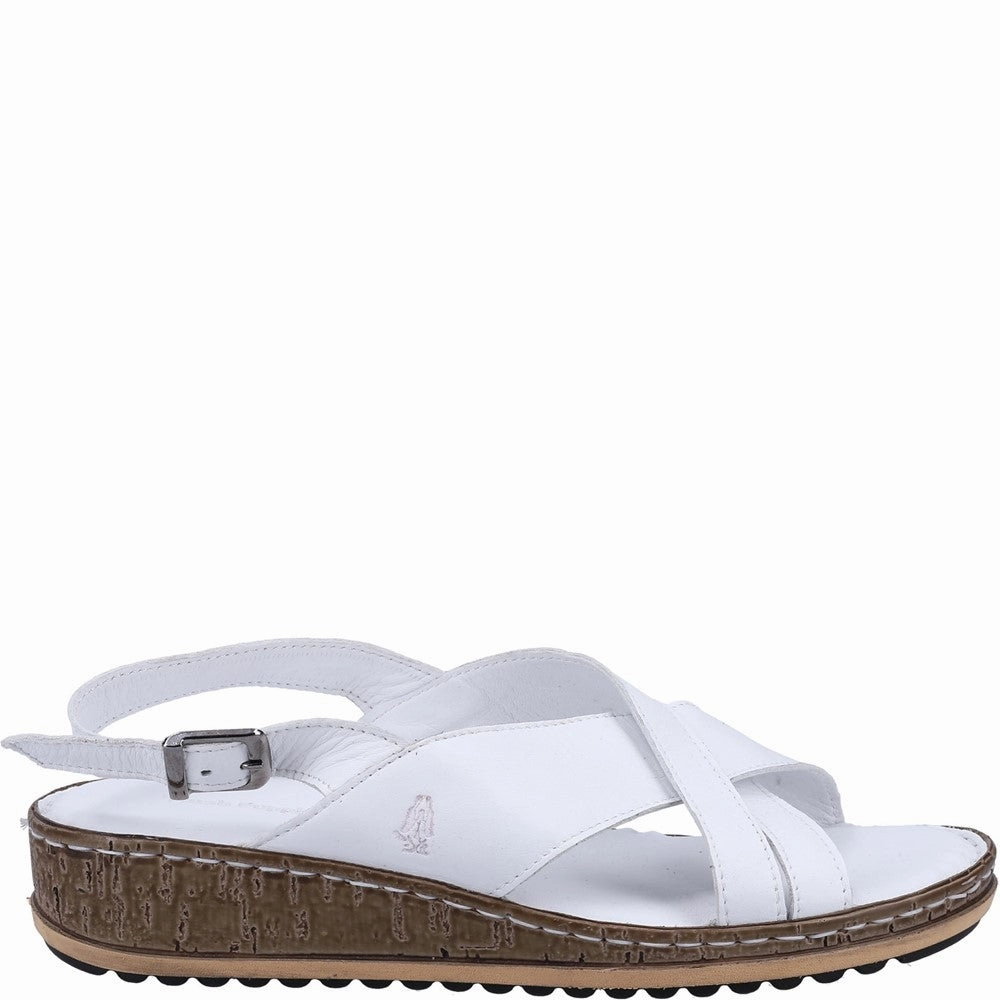 Hush Puppies Elena Cross Over Wedge Sandal Air Mesh Street Edge