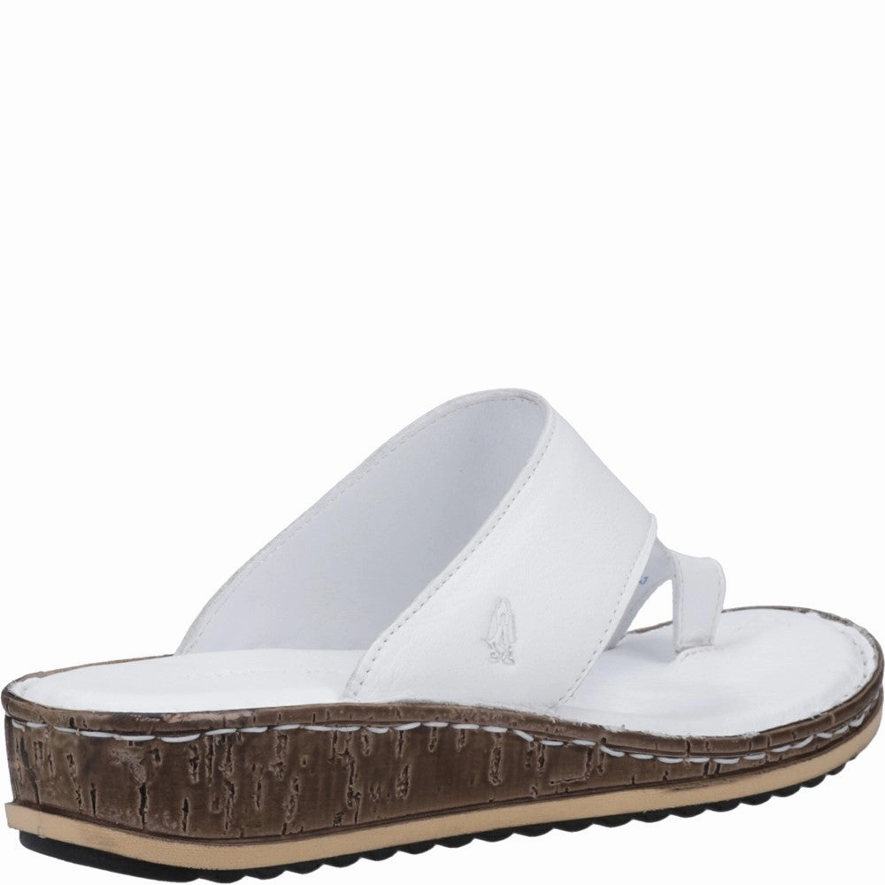 Hush Puppies Elissa Toepost Sandal Synthetic   material Chic Street