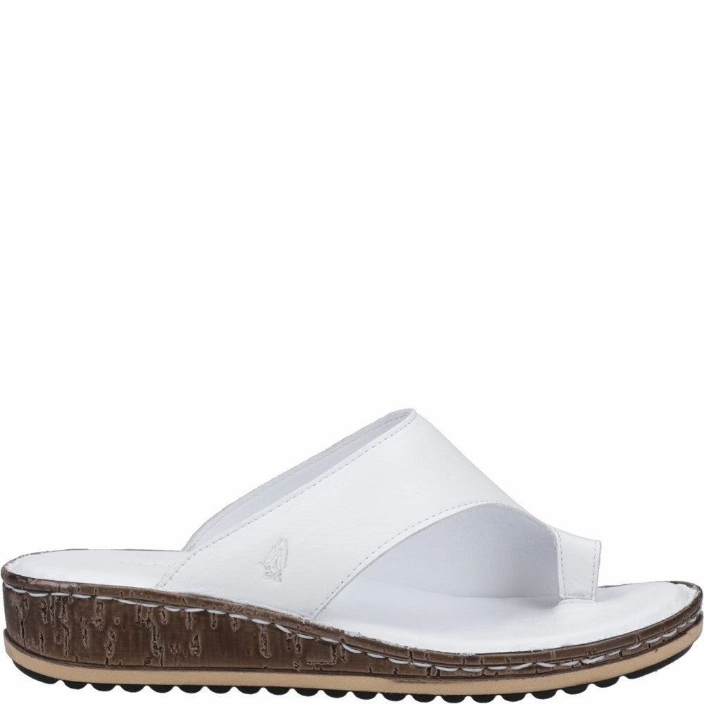 Hush Puppies Elissa Toepost Sandal Smooth Lining Timeless Look
