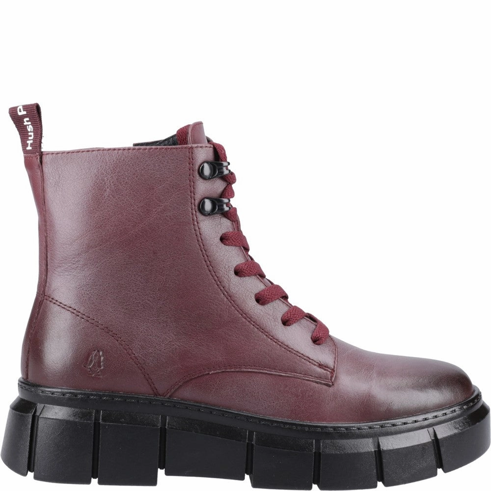 Light Pace Step Smart Hush Puppies Fawn Ankle Boots