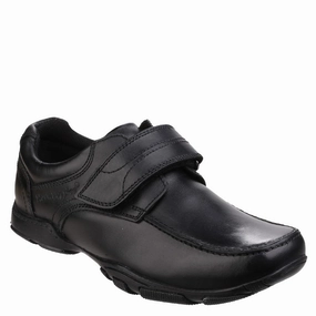 Daily Match Stretchable Upper Hush Puppies Freddy Single Fit Senior School Shoes