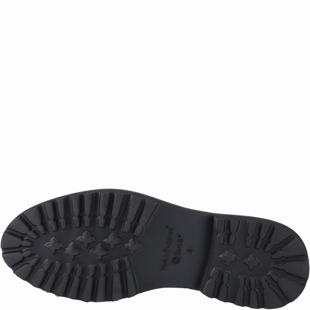 Hush Puppies Gabi Lace Up Junior School Shoes Coastal Mood Calm Hike