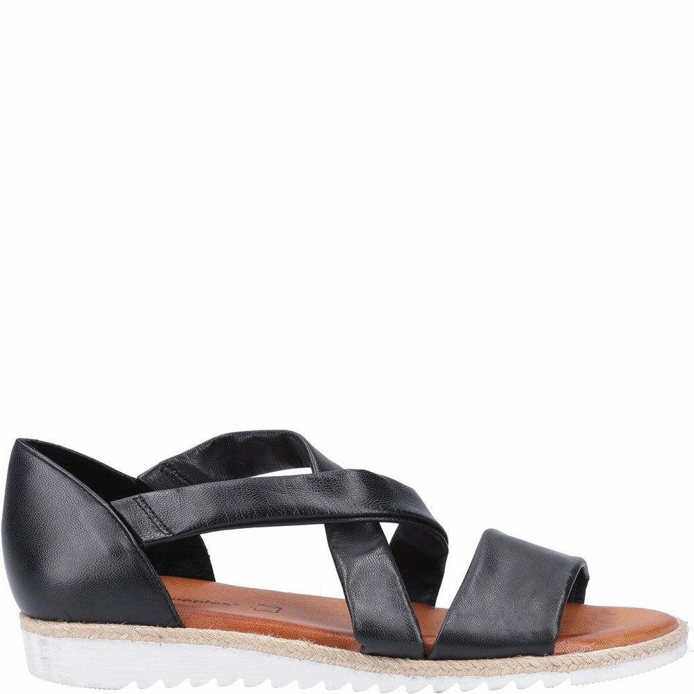 Hush Puppies Gemma Espadrille Wedge Sandal Lightweight Sole