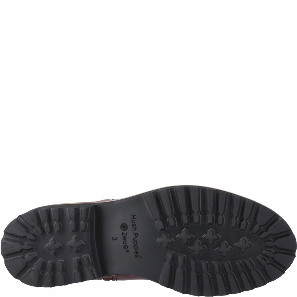 Hush Puppies Grace Zip Boot School Pace