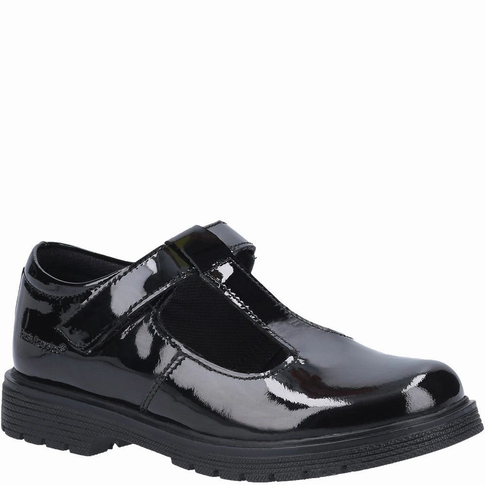 Relaxed Fit Hush Puppies Gracie Junior Patent School Shoes