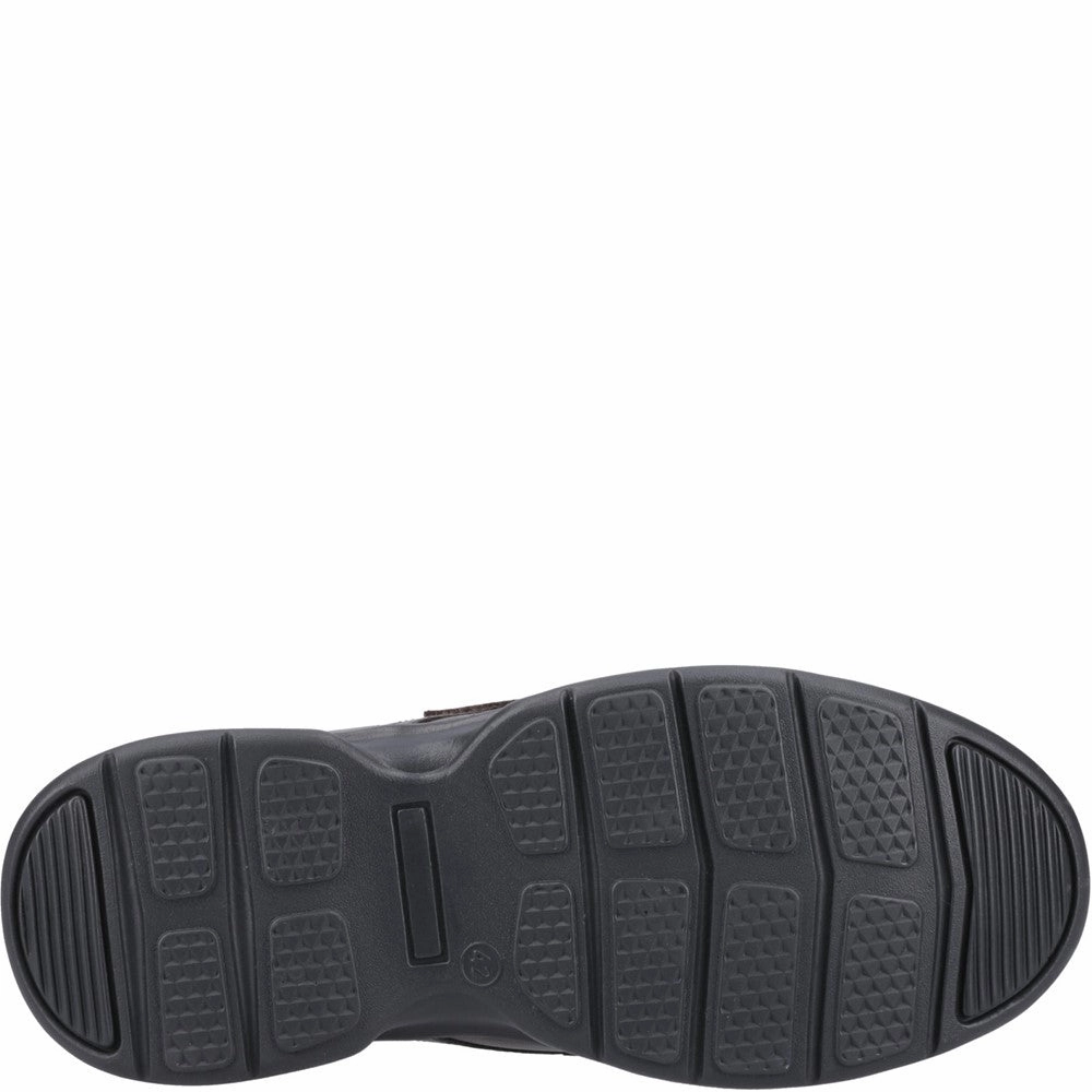 Hush Puppies Hector Touch Fastening Flat Faux Leather