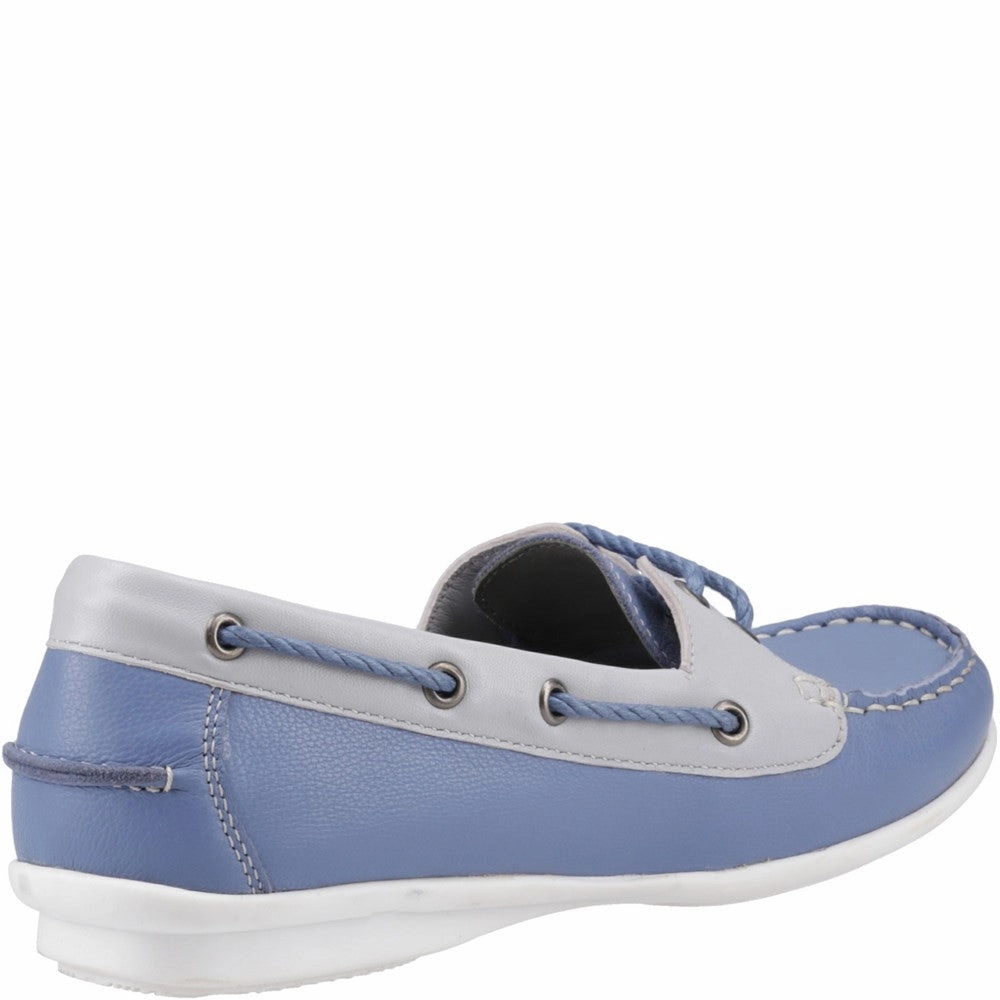 Lace Up Design Hush Puppies Irene Boat Shoe