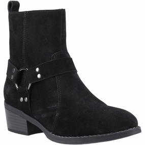 Hush Puppies Iria Buckle Boot Classic Lines Soft Landing